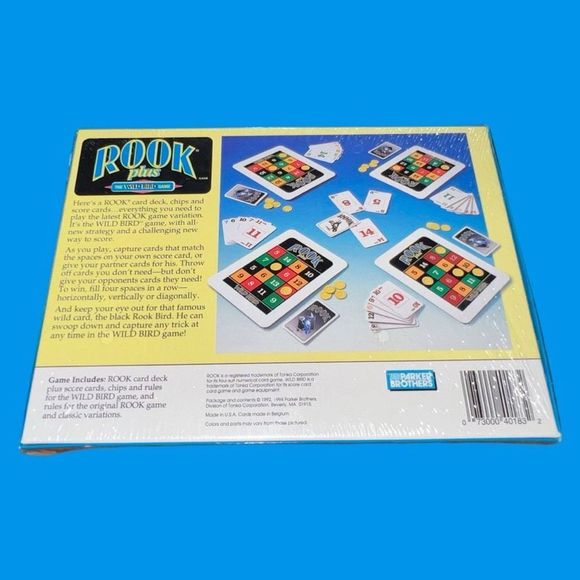 VTG Rook Plus The Wild Bird Game Parker Brothers Card Game New Sealed Box 1994 - Picture 2 of 3